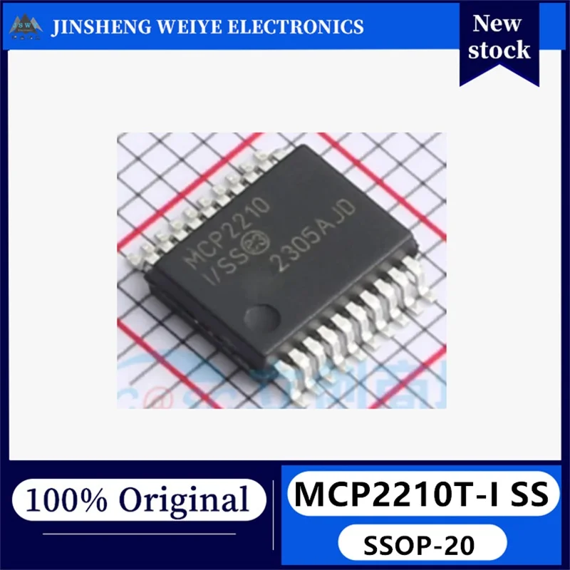 1/5 pieces MCP2210T-I MCP2210I SSOP-20 USB to SPI Bridge Chip Original Stock
