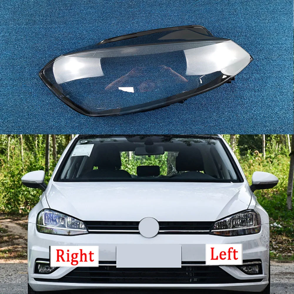 

Front Headlight Lens Auto Shell Headlamp Lampshade Glass Lampcover Head Lamp Light Cover For Volkswagen VW Golf 7.5 2018-2020