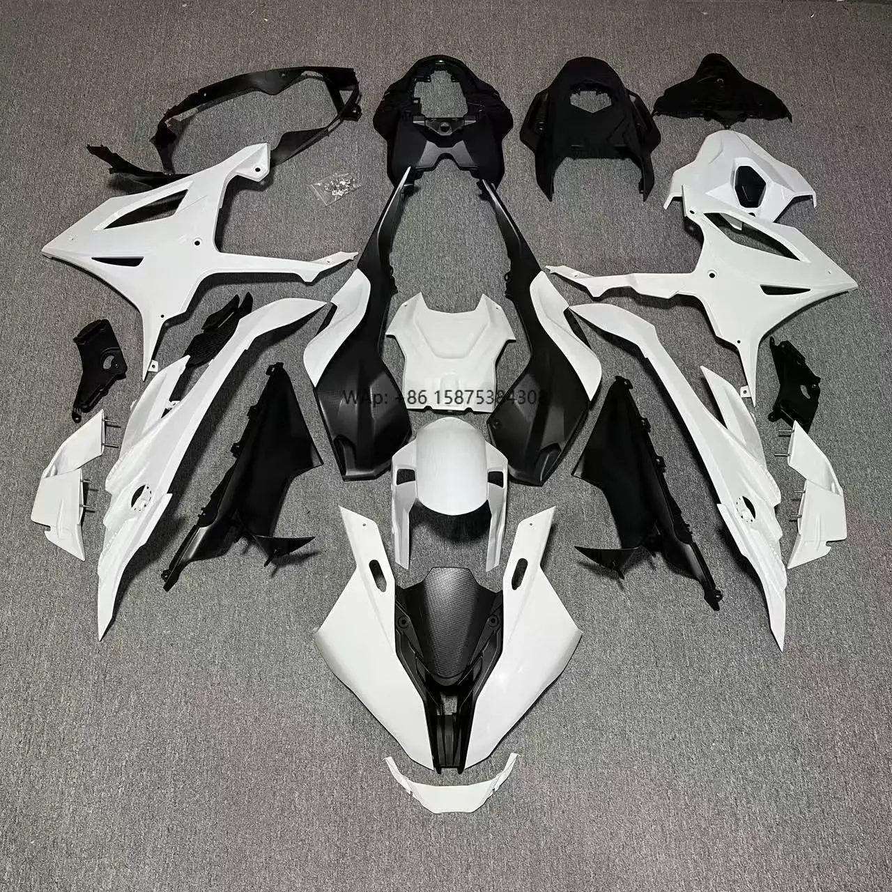 Unpainted ABS  Plastic Raw Blank Fairing Wholesale  for S1000RR 2023 2024 Motorcycle Fairing Kit