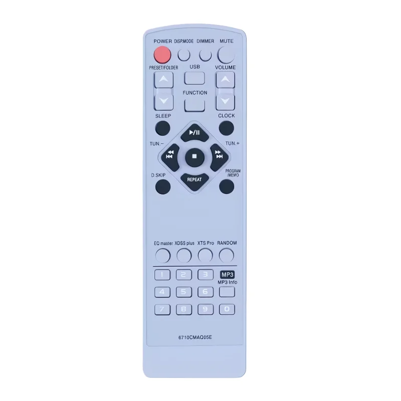 

New 6710CMAQ05E for 6710CMAM03B 6710CMAM03E Bookshelf Audio System Remote Control