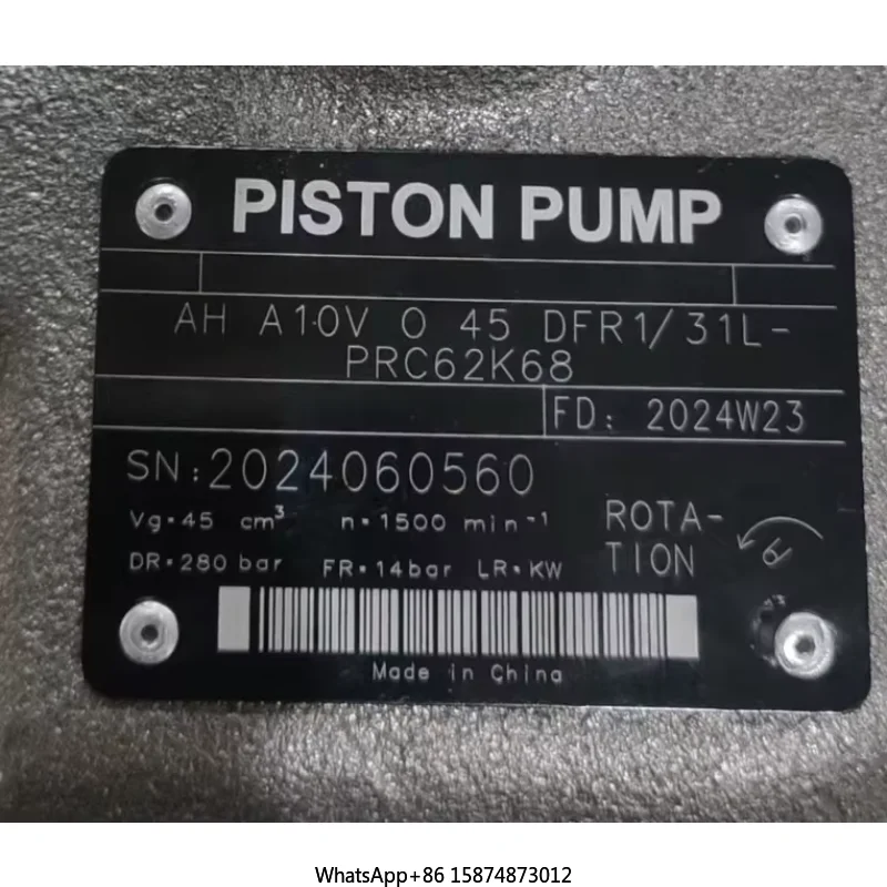 High Pressure Axial Pump A10V028 A10V071 A10V074 Piston Oil Pump A10V O 45 DFR1/31L-PRC62K68 Series A10V071DFLR