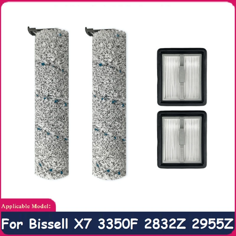 

Multifunctional Floor Brush HEPA Filter For Bissell X7 3350F 2832Z 2955Z Cordless Vacuum Cleaner