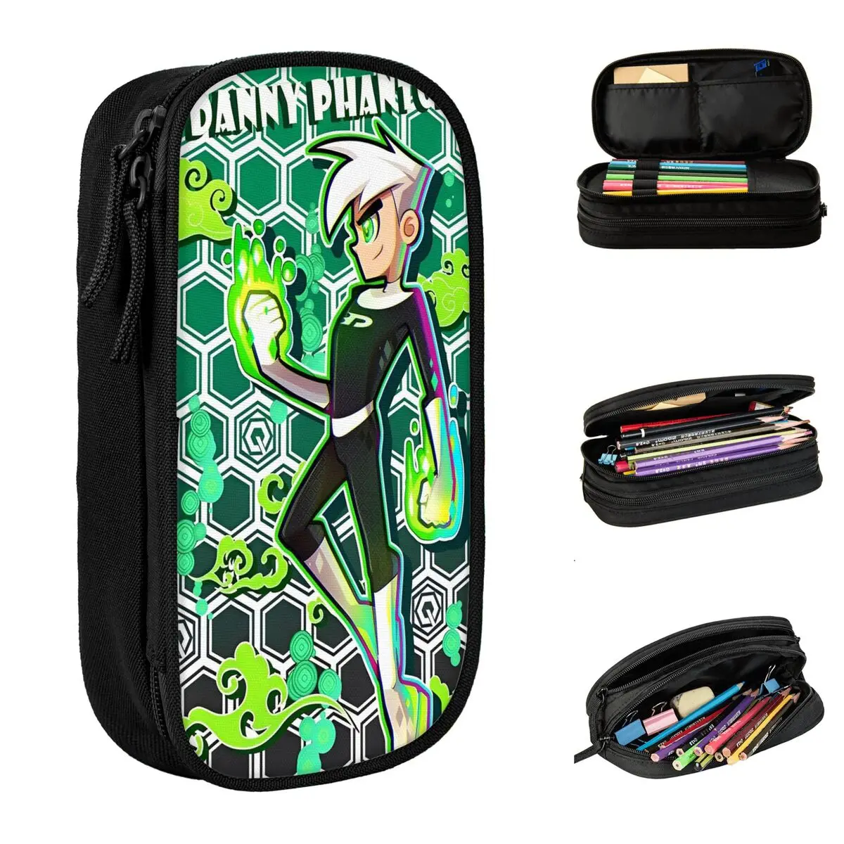 

Dannys Phantoms Merch Pencil Case Large-capacity Kids School Supplies Pen Case Amazing Gift