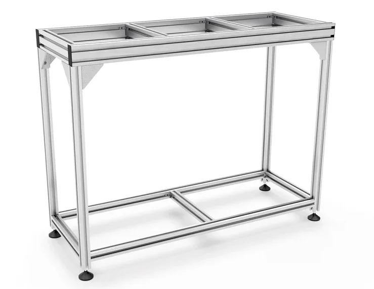 *Custom Designed 500kgs Aluminum Fish Tank T Slot 4040 Profile Includes Fish Tank Stand for Easy Loading Cutting Welding