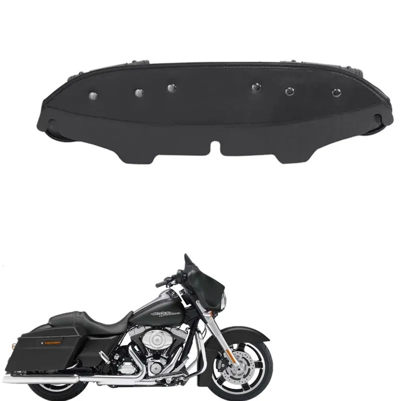 For Harley Touring Electra Steet Glide FLHT FLHX FLHTK 1996-2013 Motorcycle Acsessories Windshield Bags Tri Pouch 3 Pocket