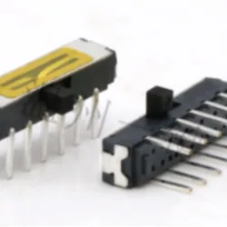 10PCS MSK-42D01 MINI slide switch 4P2T DIP side slide 12 pin 2 position mini toggle switches MSK-09