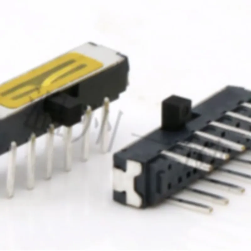10PCS MSK-42D01 MINI slide switch 4P2T DIP side slide 12 pin 2 position mini toggle switches MSK-09