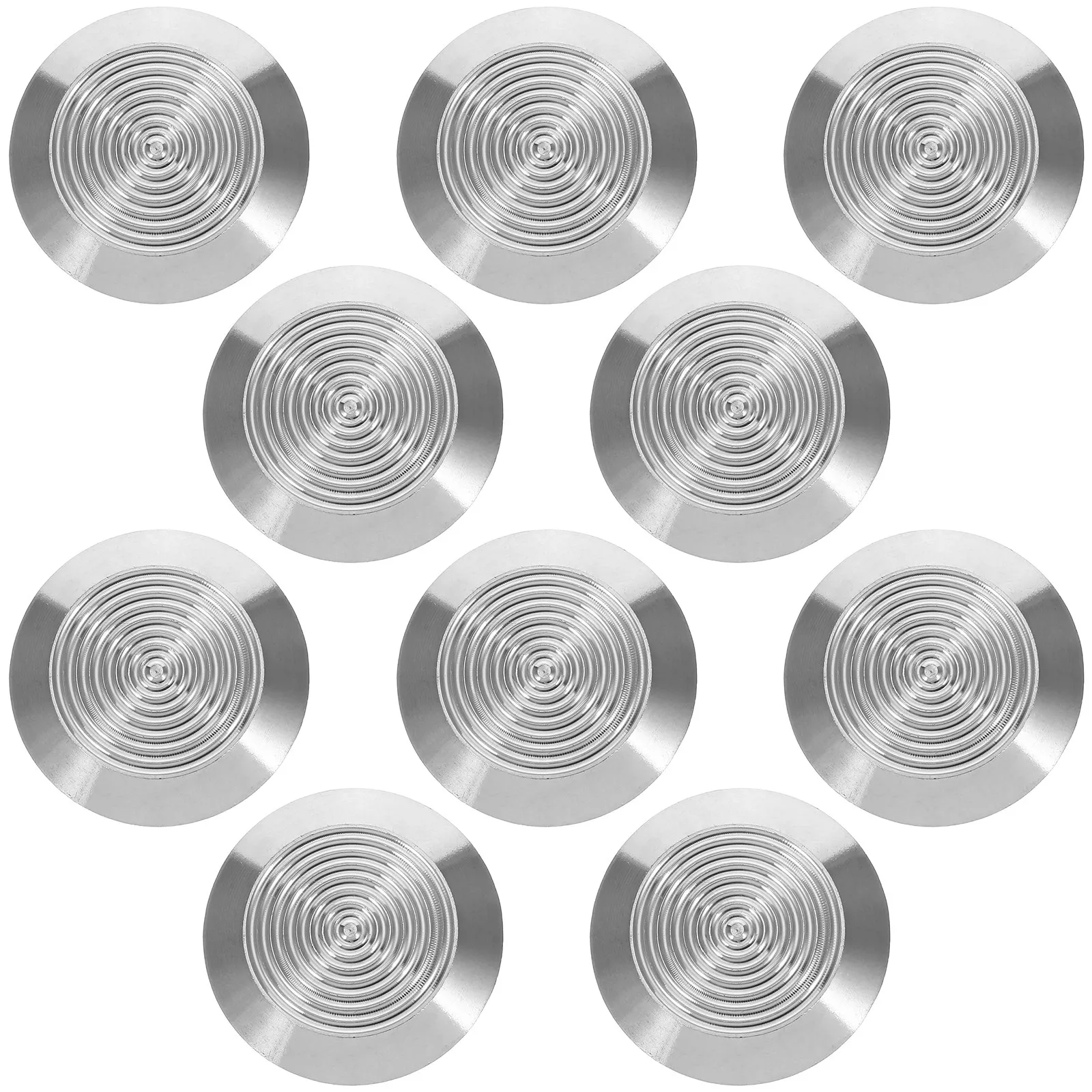 10pcs Road Stud Tactile Warning Nail Studs For Pathway Sidewalk Blind Road Paving Nail Tactile Sensory Blind Nail Tactile Paving