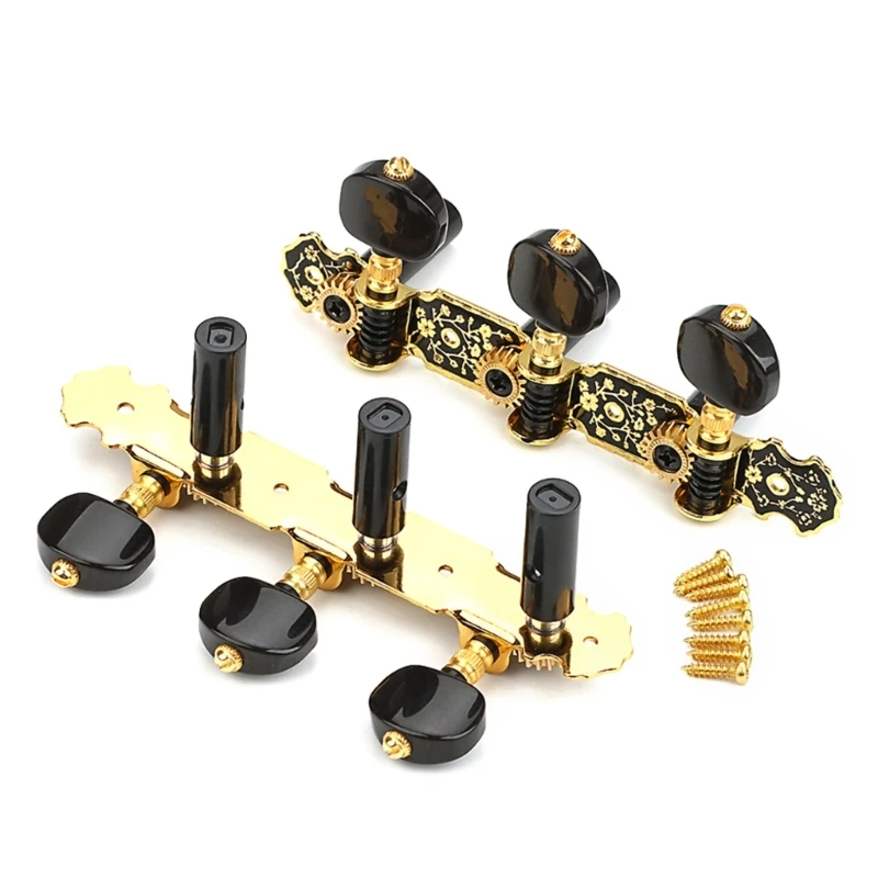 

3R 3L Guitar String Tunings Pegs Classical Guitar Machine Head Knobs Tunings Key Left Right Hand Acoustics Guitar Tuner