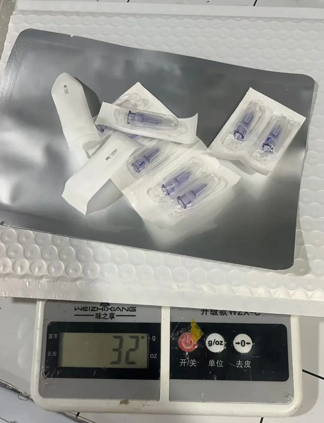 care tool 34G 0.6/1.0/1.2/1.5 High Quality Sterile Single Packaged Crystal Multi-needle