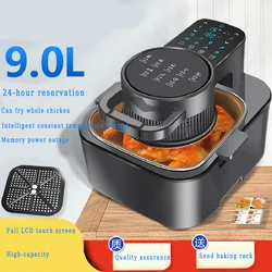 Hot Sale Visual Air Fryer Home Intelligent 9L Large Capacity Automatic Intelligent Oven French Fry Machine 220V 1350W