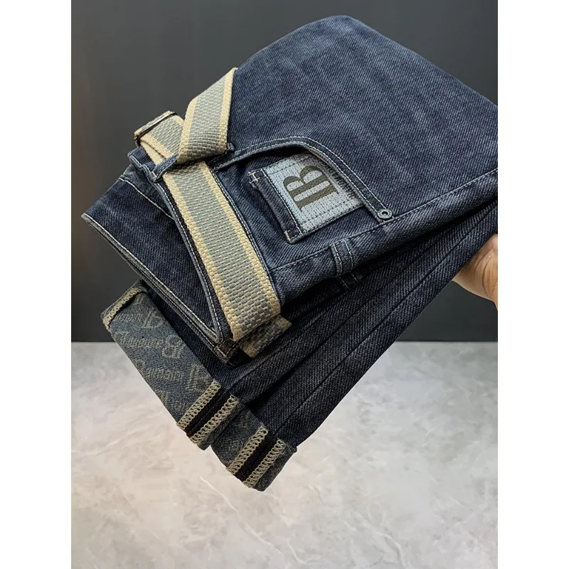 

Jeans for men 2023 new fashionable high-end street trendy casual all-matching men's clothing handsome pants men's