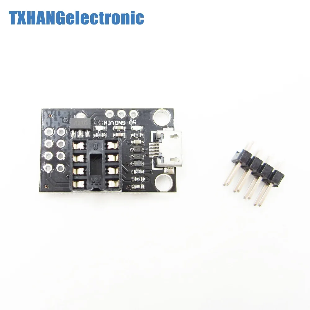 Development Programmer Board ATtiny13A/ATtiny25/ATtiny45/ATtiny85 Pluggable Development Board