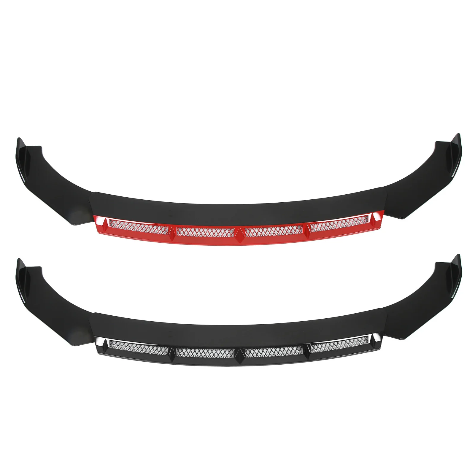 3pcs Car Front Bumper Lip Spoiler Wing Universal For Automobile Car Front Bumper Lip Body Kit Car Modification Car Accessories view 2