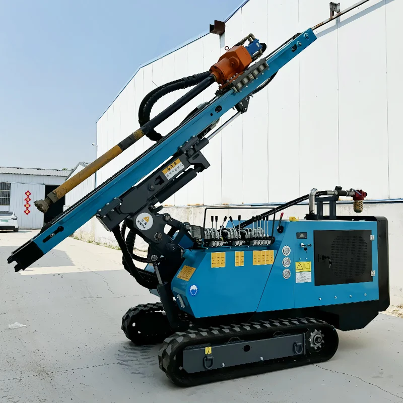 Индивидуальные гидравлические буровые установки для горнодобывающей обработки, дизельные буровые установки DTH с открытым ядом