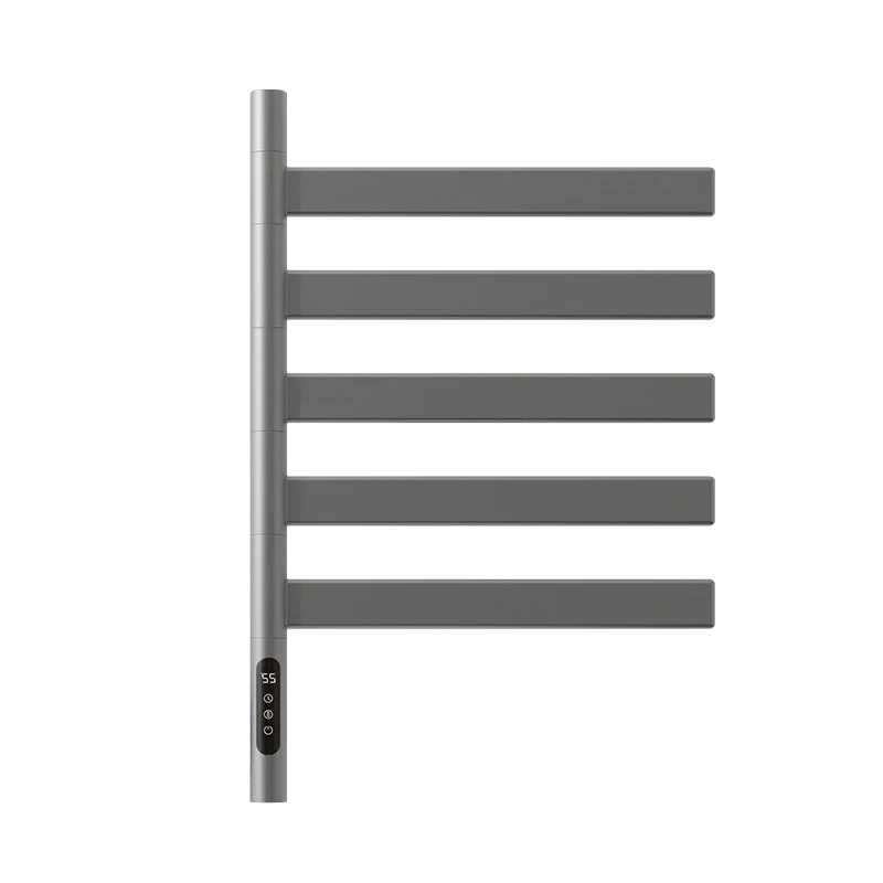 

Теплая вращающаяся вешалка, полка для ванны с электрическим подогревом и УФ-рушалками для полотенец, цифровая электрическая вешалка для полотенец с подогревом для ванной комнаты