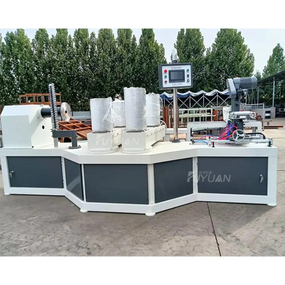 Small Automatic Cardboard Tube Cutting Machine Spiral Paper Core Tube Making Machine for Sale