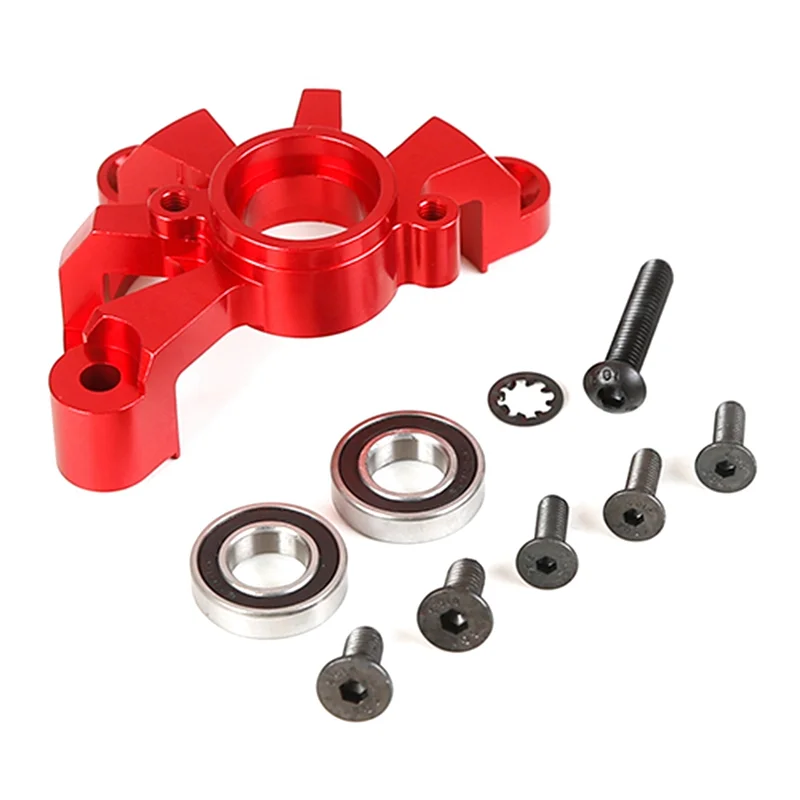 CNC Metal Clutch Tripod Metal Clutch Bell Mount for Rc Car 1/5 HPI ROFUN BAHA KM Rovan Baja 5B 5T 5Sc Toys Parts,Red