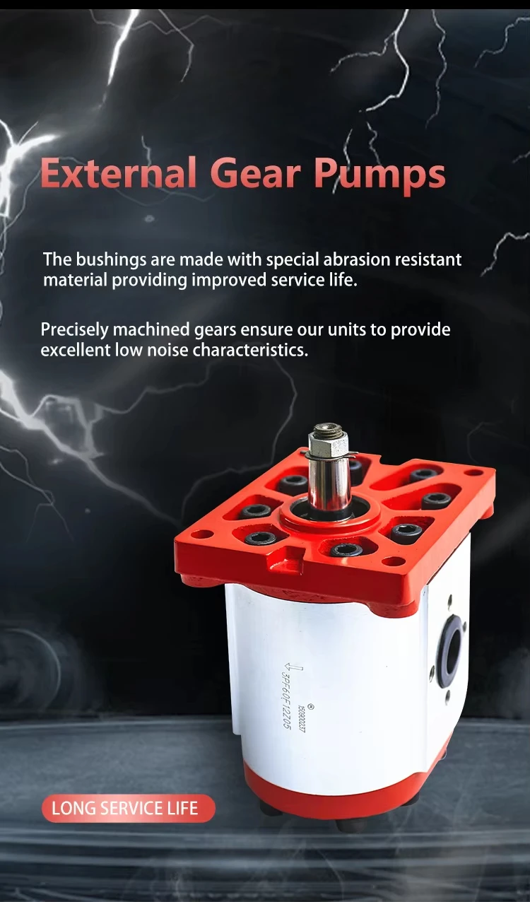 Шлицевой вал, две группы, тройной гидравлический шестеренный насос высокого давления