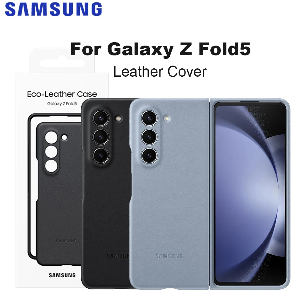 

Оригинальный кожаный чехол для Samsung Galaxy Z Fold5, кожаный чехол для Galaxy Z Fold 5, защитный чехол EF-VF946
