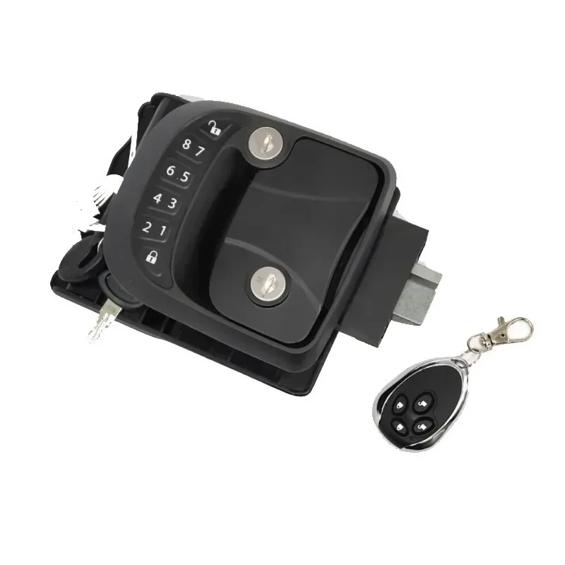 Rv Password Modified Car Electronic Lock YJ-D Latch Handle Latch Trailer Wireless Mechanical Lock