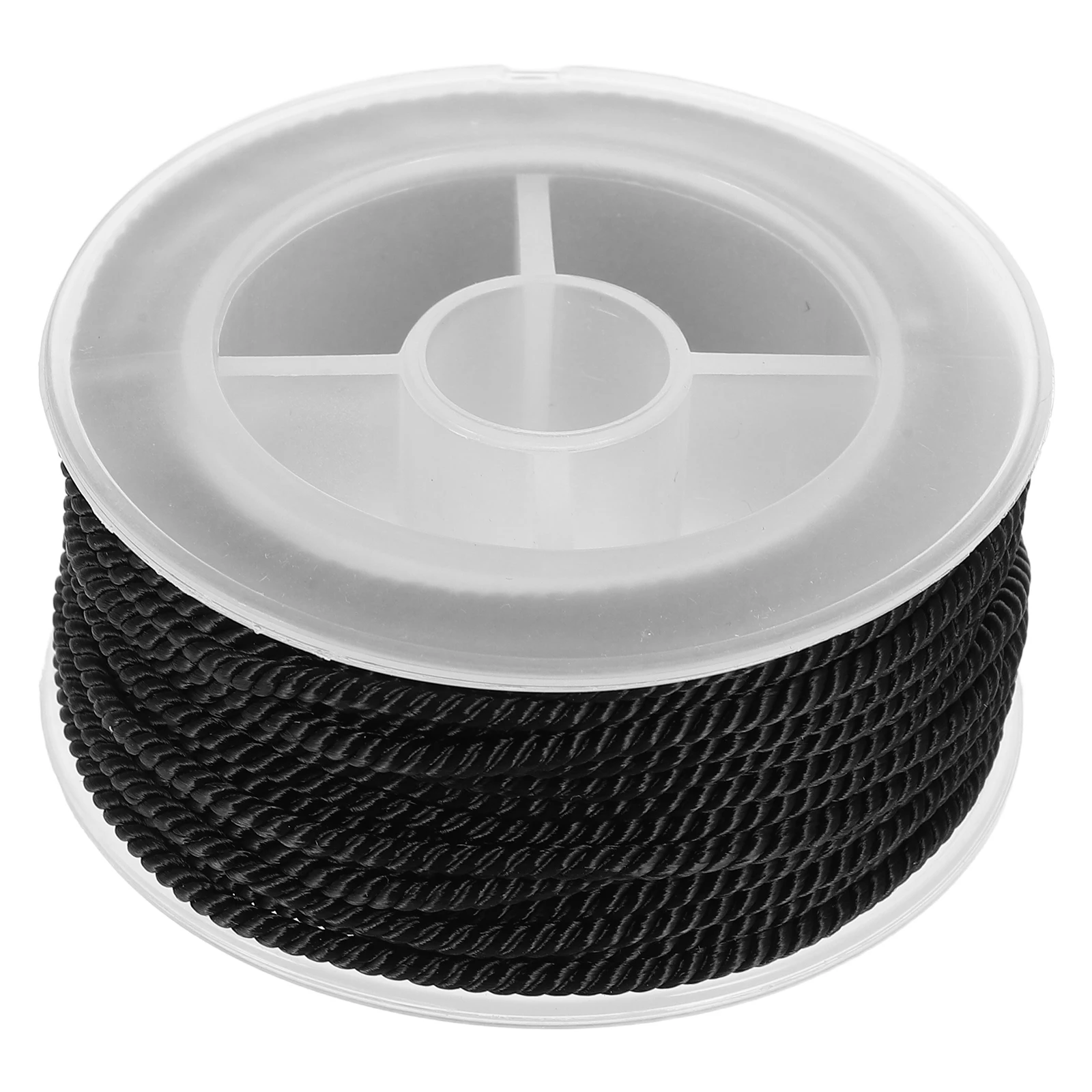 

7M Black 3mm Nylon Beading Cord Jewelry Making Supplies Strong Thread Bracelet Handicraft Twine Durable Braided