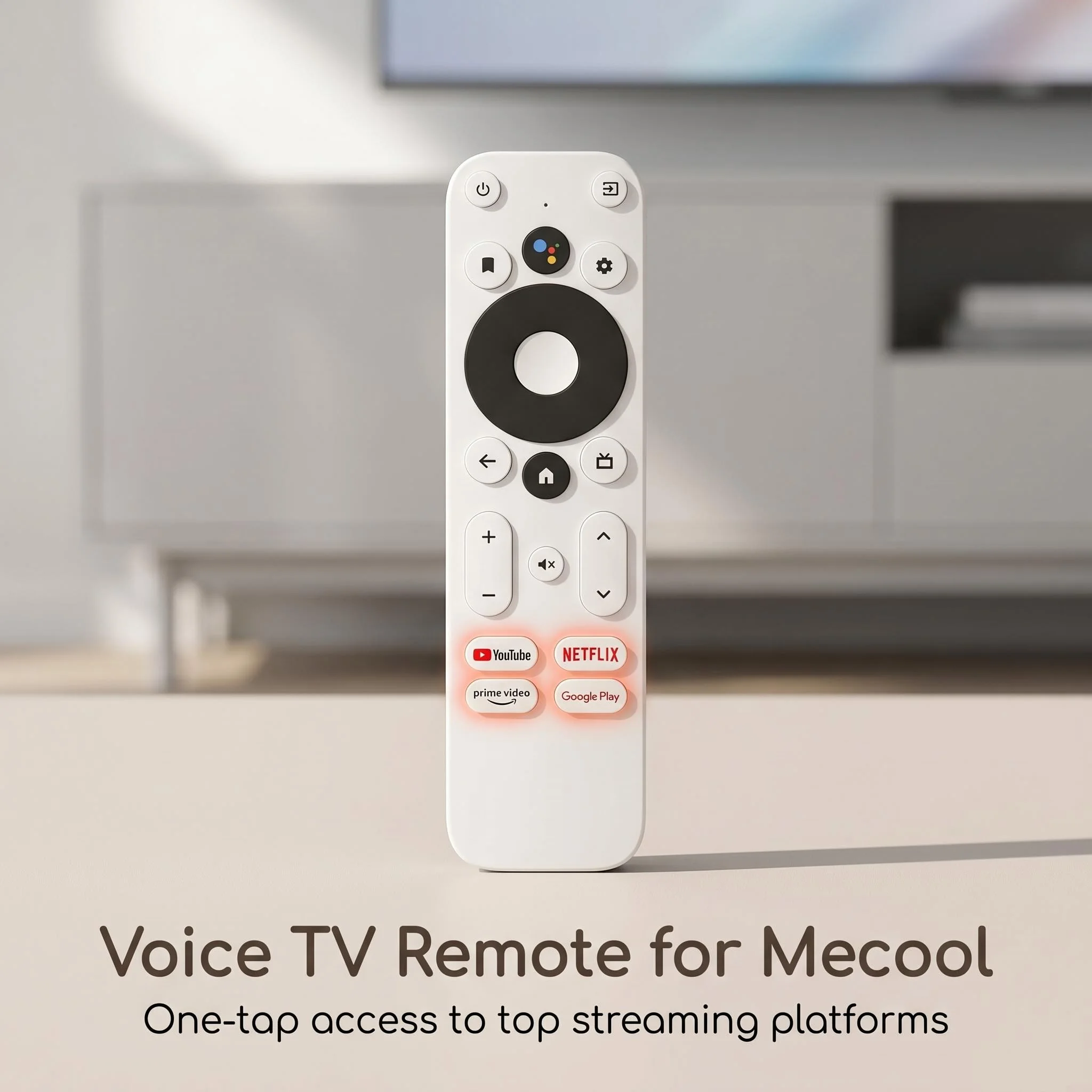 FAZV Voice Remote Control for Mecool KM7 KM2+ KM1 KM6 KM3 Google Certified Android TV Box