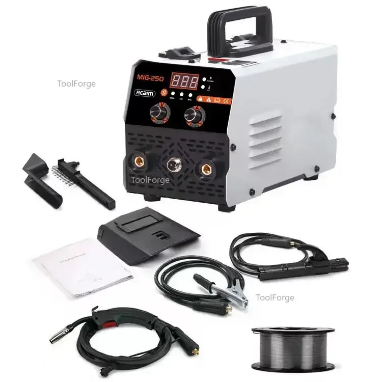Portable MIG Shielded Machine Non Gas Shielded Complete Set of NB250 Multifunctional Gas Shielded Welding Small Household
