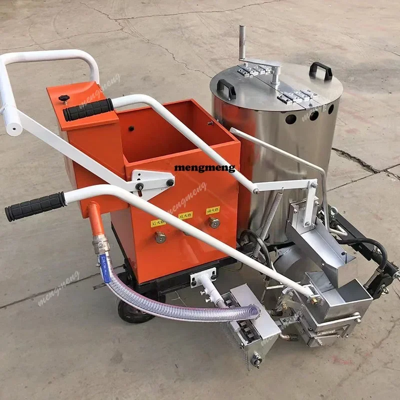 New arrive Plastic Line Marking Machine Manual Airless Cold Paint Playground Line Painting Machine