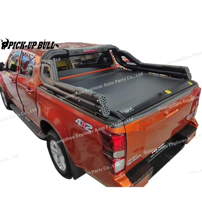 Pickup Truck Hard Top Rear Cover for Ranger T6T7T8 Retractable Roller Shutter for Ranger Tonneau Cover Accessories