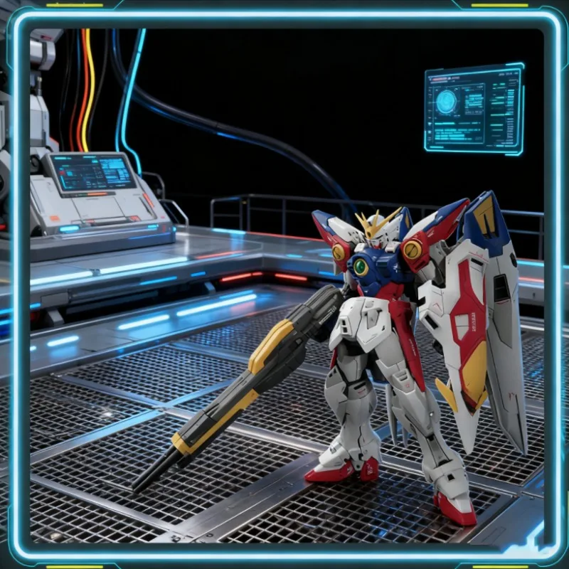 

Original Genuine Bandai RG 1/144 Wing Gundam Zero Assembly Model High-Quality Anime Figurine Perfect Gift for Mech Enthusiasts