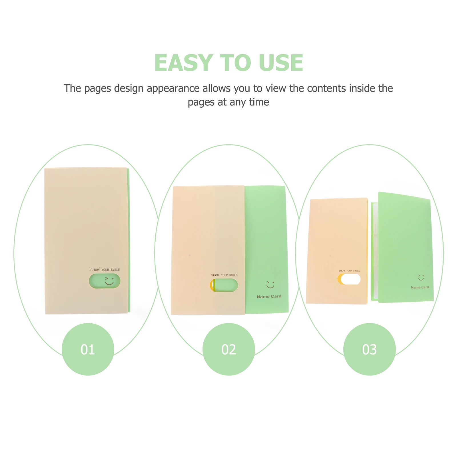 

3Pcs Photo Album Collection Simple Storage Album Instant Camera Picture Holder Business Card Organizer Card Holder