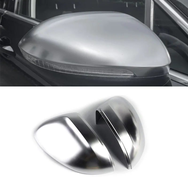 Car Mirror Cover For Volkswage VW Passat B8 CC Arteon R line Matte Chrome Rearview Mirror Cover Protection Cap Car Styling