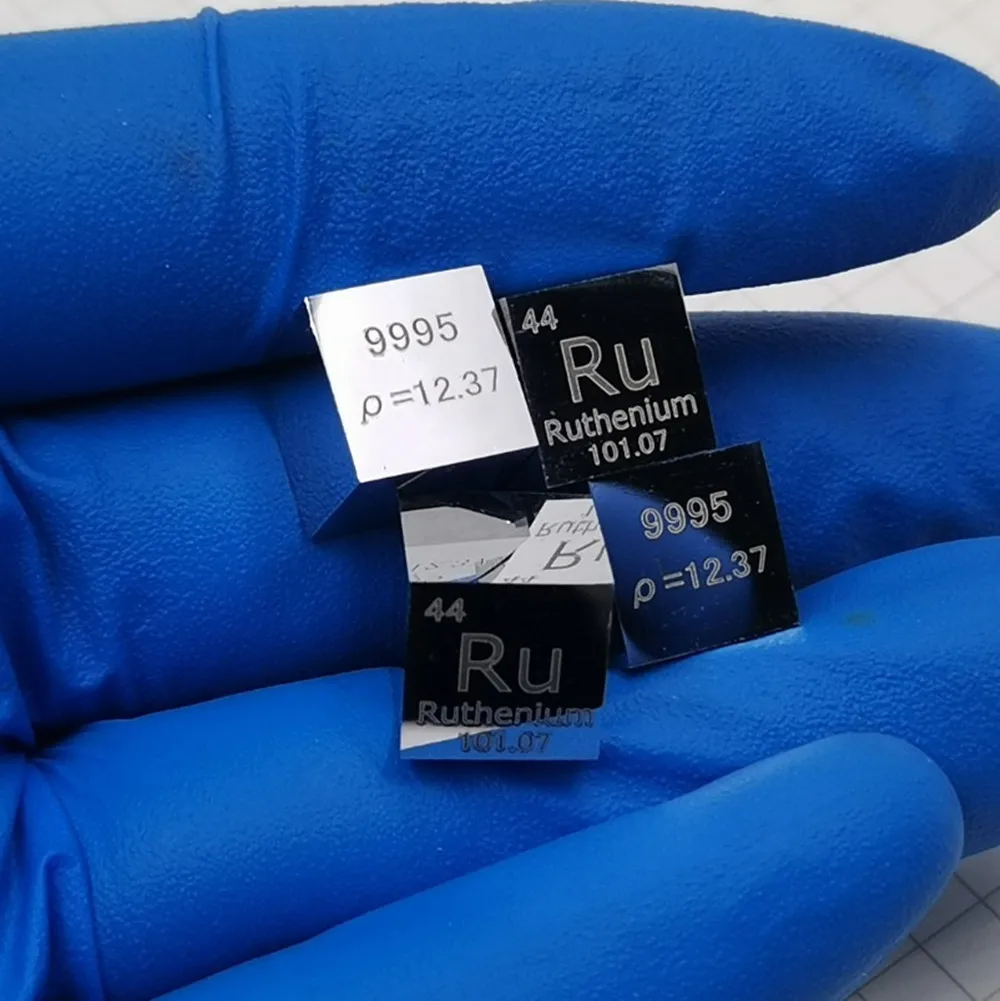 Ru 99.95% Periodic Phenotype 10mm Mirror Surface Ruthenium Cubic