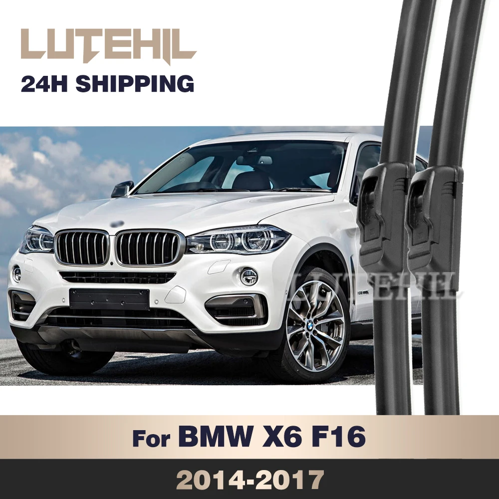 

Wiper Front Wiper Blades For BMW X6 F16 2014 2015 2016 2017 Windshield Windscreen Front Window 24"+20"