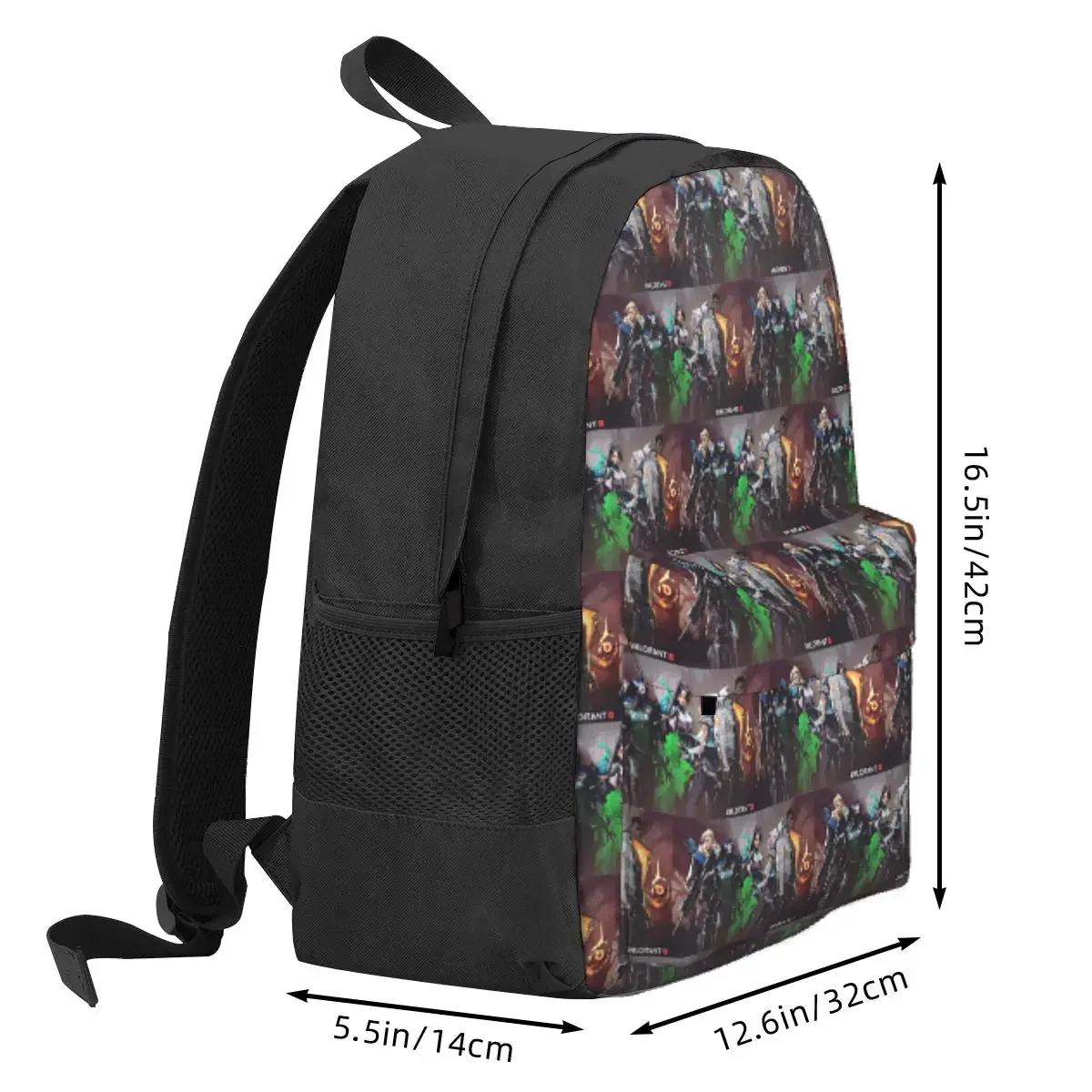 Valorant Shooting Game Computer Backpack Daypack Large Capacity Children BookBag School Bag Shoulder Bags for Men Women