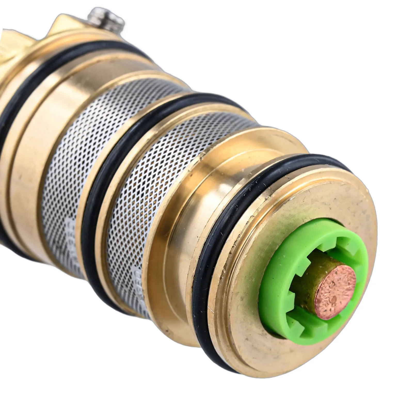 Exceptional Quality Thermostatic Valve Faucet Built-in Thermostats Safety Override Knob Solid Brass Construction