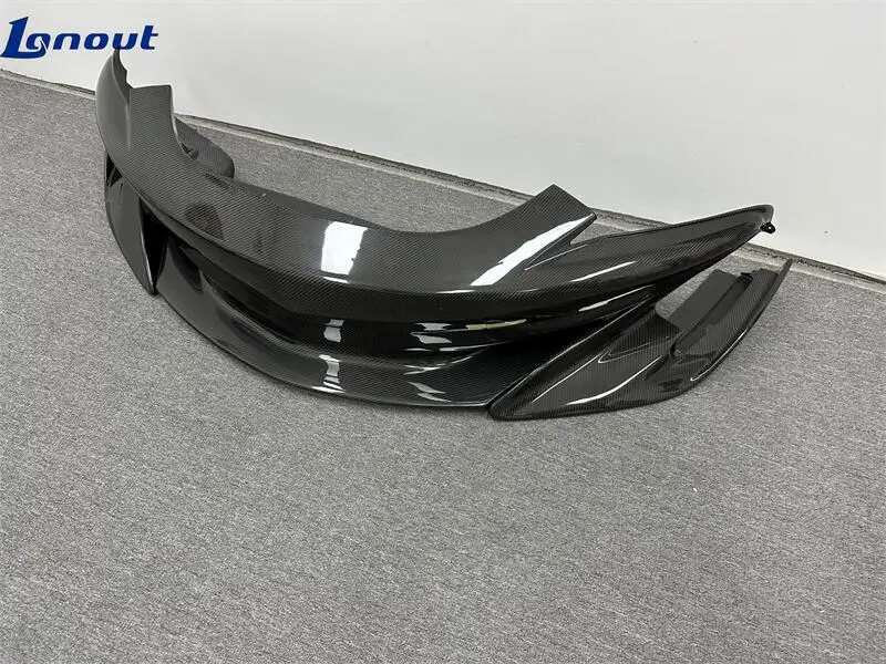 Suitable for McLaren 540c 570s Modification and Upgrade 600LT Style Full Carbon Fiber Front Bumper Front bar