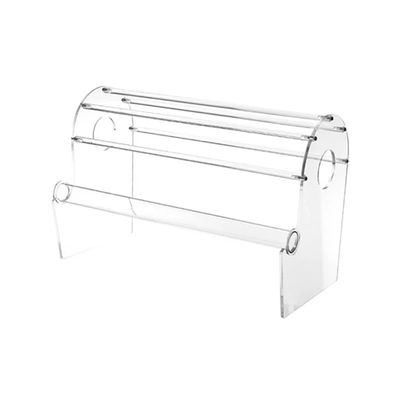 Space Saving Headband Display Stand Versatile Acrylic Headwear Storage Rack for Displaying Various Hair Accessories