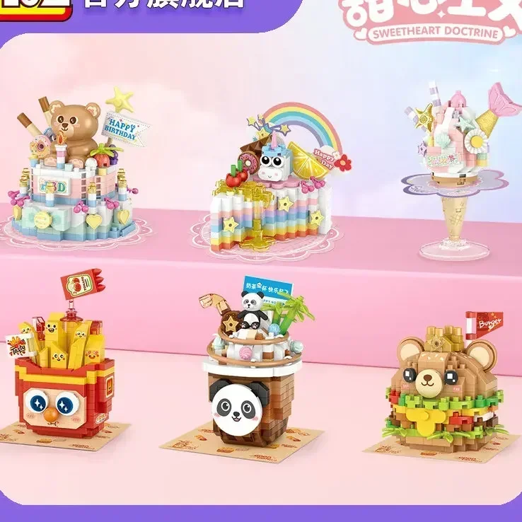 Weltraumforschung Bausteine Set Kawaii Astronaut Rakete Mini Figur Ziegel für Heimdekoration Geburtstag Urlaub Geschenke