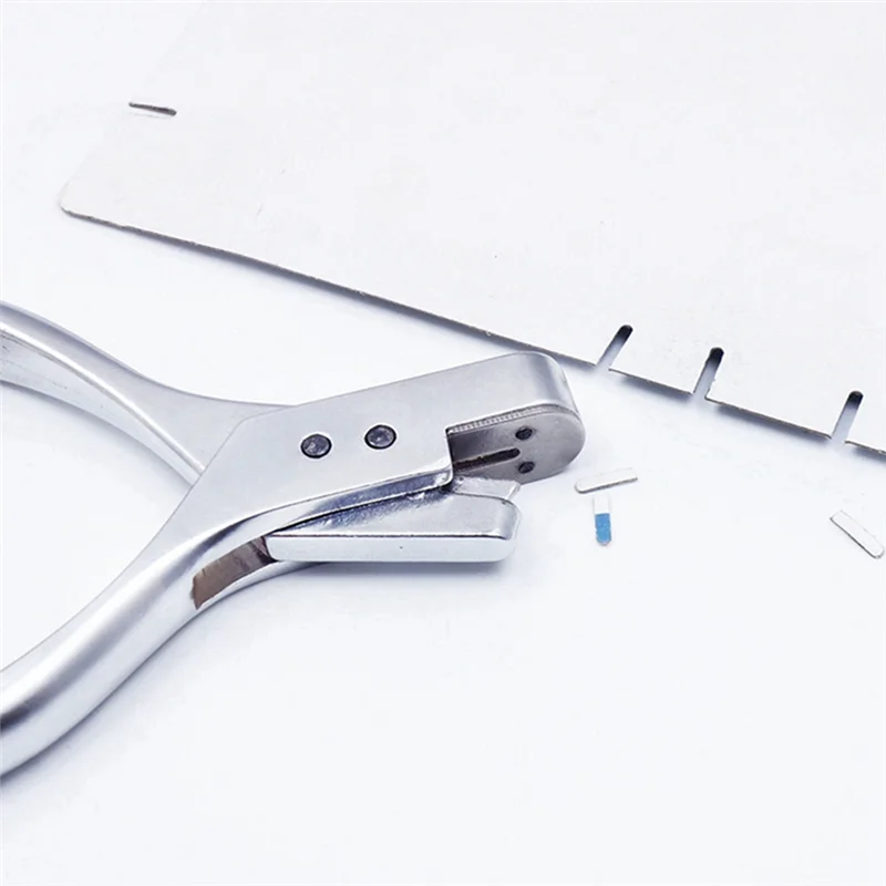 AA81-2X Garment Seam Pattern Notcher Pro Designer Tailors Steel Sewing Pliers Punch Maker Pattern Hole Notches Punch Tools