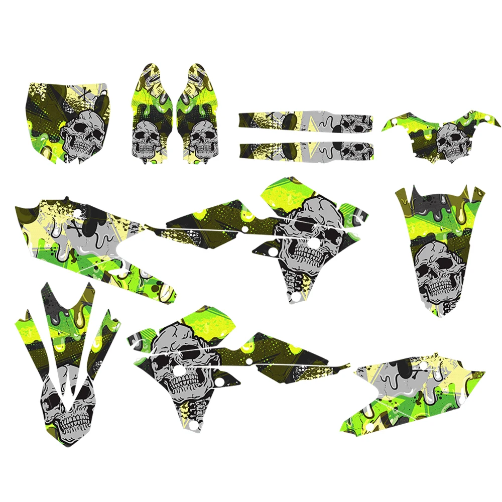 Motorcycle Decals Stickers Graphics Kit Fit For YZ250F YZ450F YZ 250F YZ 450F YZF 250 450 2014 2015 2016 2017 Customize