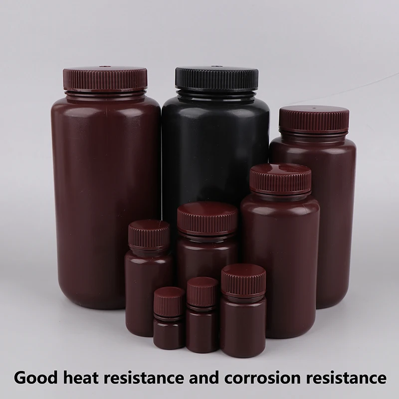 1 Stuks Draagbare Containers Plastic HDPE Lege Afdichting Flessen Pil Flesjes Tablet Capsule Effen Poeder