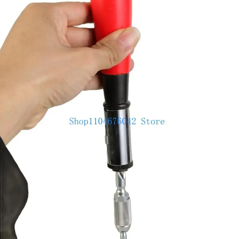 652F Press Type Semi Automatic Spirals Screw Driver Hand Pressing Ratchet Screwdriver Tool Multi-bit Screwdriver Enduring