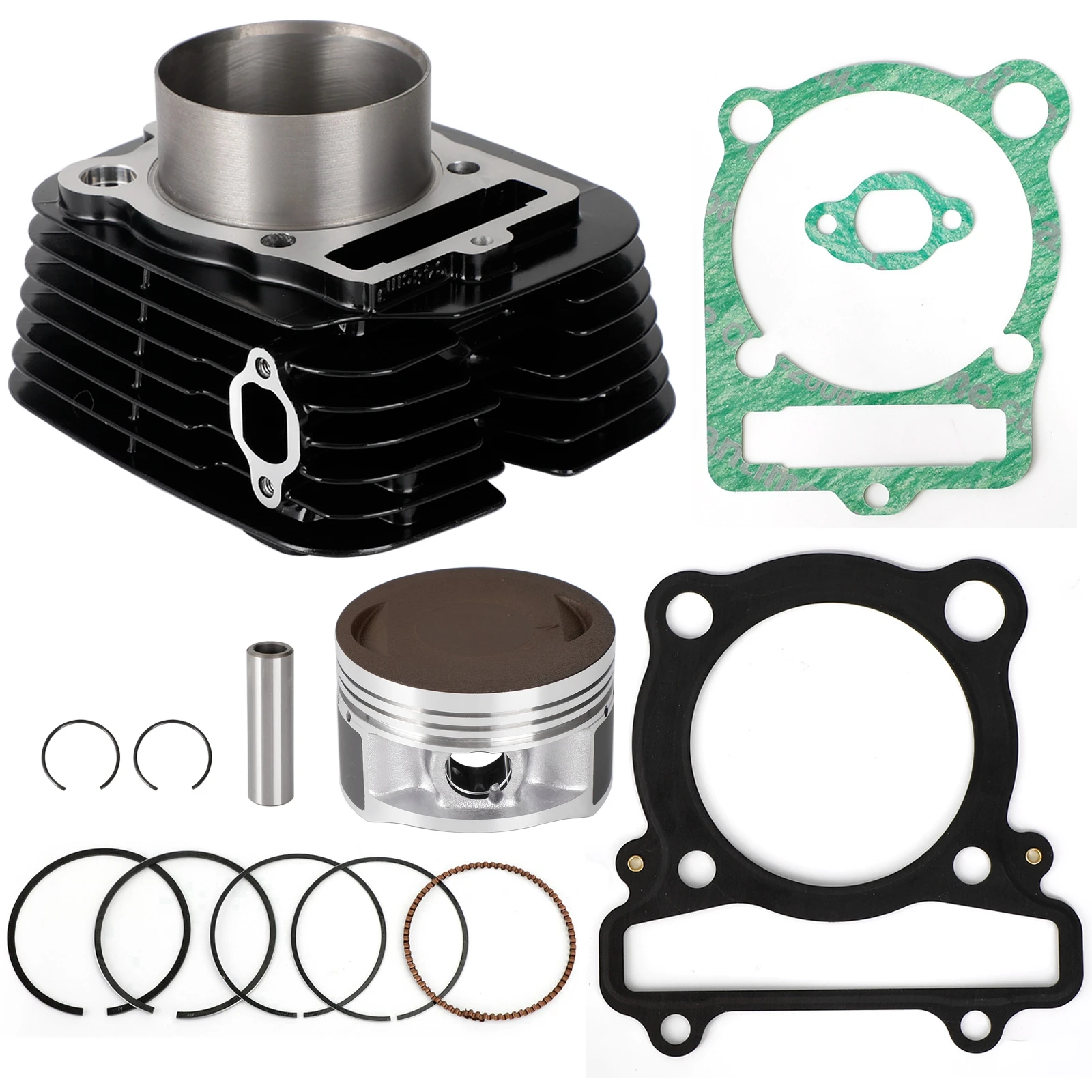 Topteng Cylinder Piston Gasket Top End Kit dla Yamaha Warrior 350 YFM350X 1987-2004 Akcesoria motocyklowe