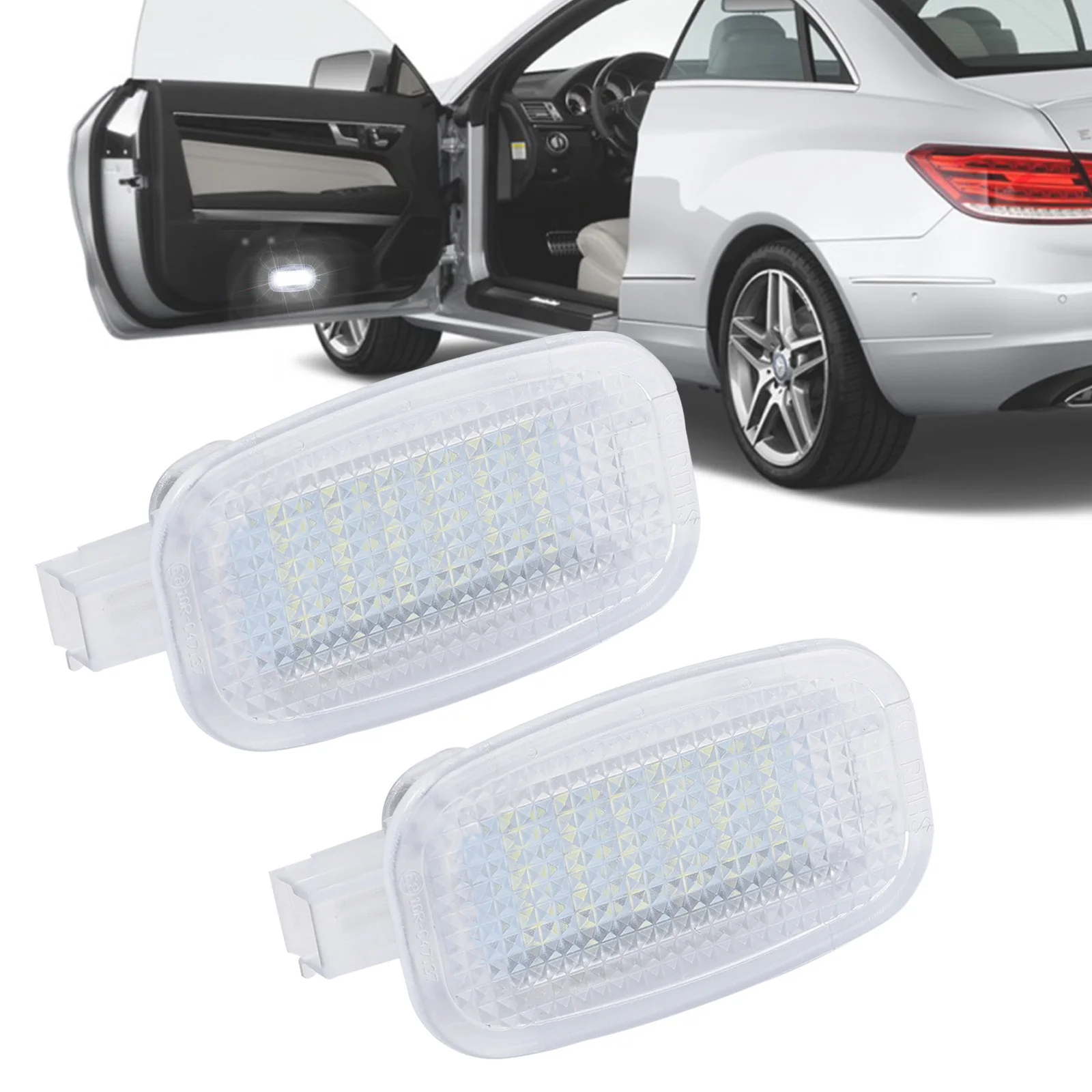 LED For Mercedes Benz W212 W216 W221 A2218200401 Side Door Courtesy Footwell Interior Trunk Luggage Light Compartment Boot Lamp