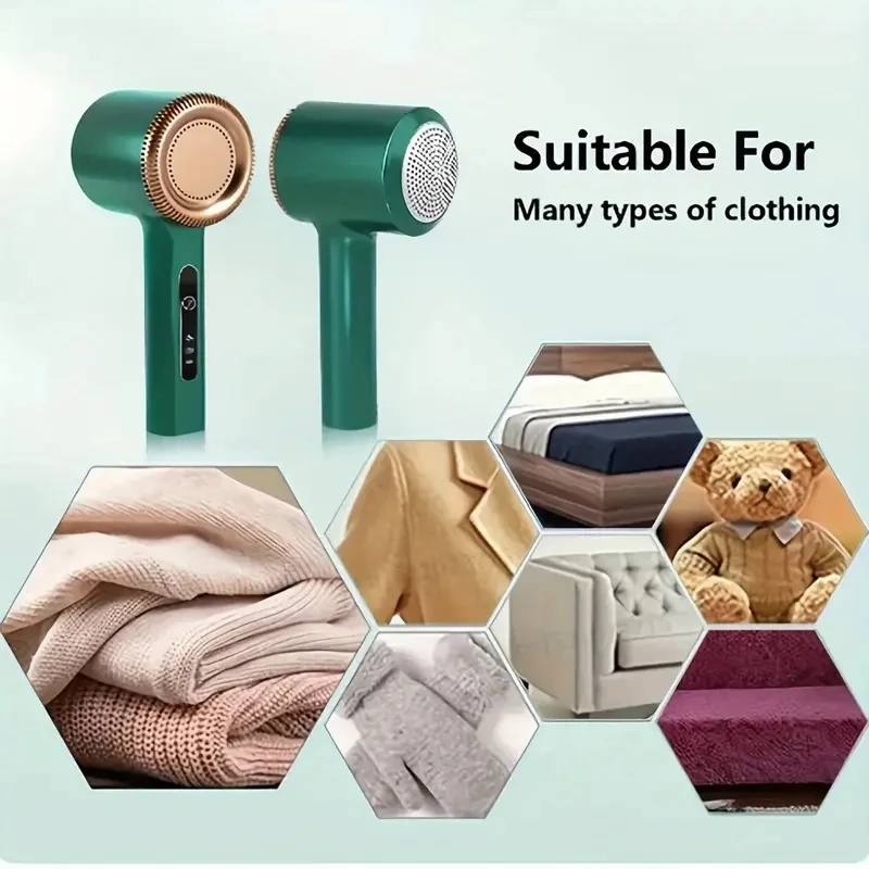 Lint Remover For Clothes Usb Electric Rechargeable Hair Ball Trimmer Fuzz Clothes Sweater Shaver Reels Removal Device