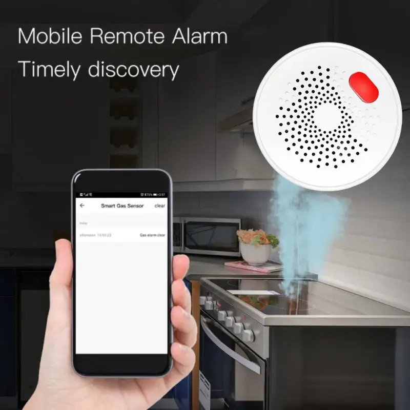 New Zigbee 3.0 Smart Gas Leakage Detector Work With Tuya Zigbee Hub Combustible Natural Alarm Sensor For Security Alarm System