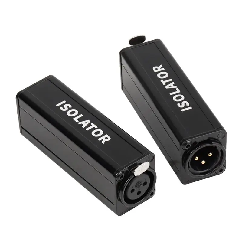 TCE Professional Mono Common Ground Audio Isolator Acoustic Noise Filtering to Current Sound Balancing Adapter