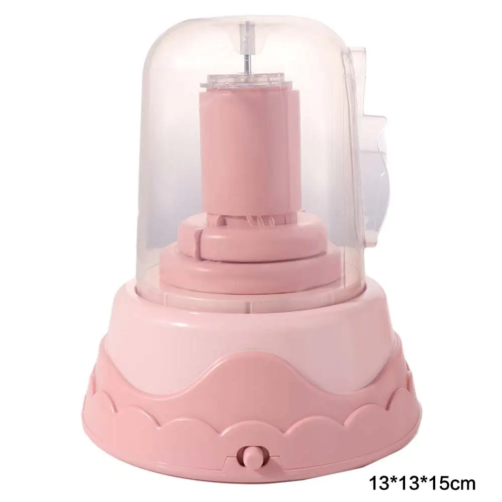 Handmade Ceramic Clay Casting Machine DIY Toys Drawing Electric Ceramic Machine Cartoon Portable Turntable Pottery Machine